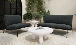 Salma Outdoor Accent Chair Speckled Charcoal