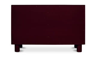 Jolene 6 Drawer Dresser Deep Red