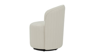 Sylvie Outdoor Swivel Dining Chair Cream