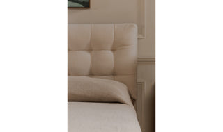 Sebastion Queen Storage Bed Cream