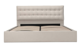 Sebastion Queen Storage Bed Cream
