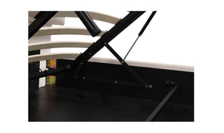 Sebastion Queen Storage Bed Cream