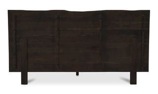 Madagascar King Platform Bed Dark Brown