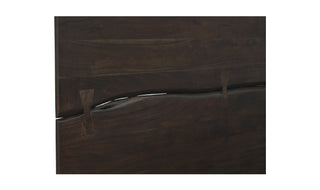Madagascar King Platform Bed Dark Brown