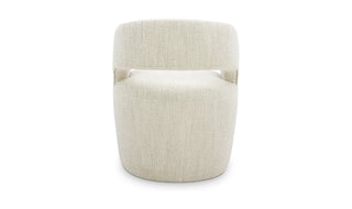 Barrow Rolling Dining Chair White Mist