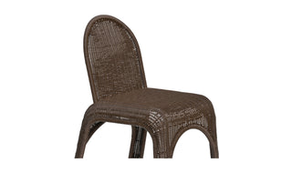 Kendall Outdoor Dining Chair Brown-Set of Two