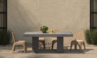 Antonius Outdoor Dining Table Grey