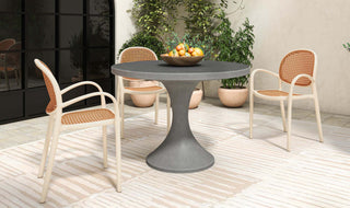 Isadora Outdoor Dining Table Grey