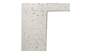 Lyon Outdoor Bench White Terrazzo