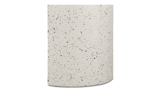 Lyon Outdoor Bench White Terrazzo