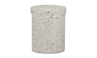 Lyon Outdoor Stool White Terrazzo