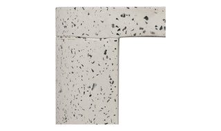 Lyon Outdoor Stool White Terrazzo
