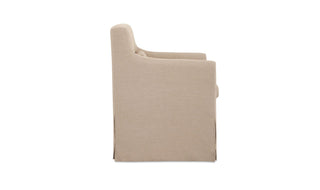 Lydia Outdoor Slipcover Dining Chair Light Brown