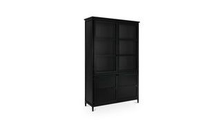 Henry Metal Tall Cabinet Black