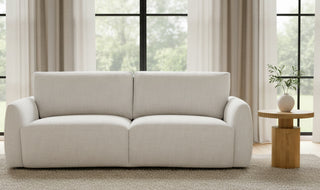 Callie Sofa 91 in. Flecked Oat