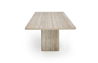 Nova Domus Roma - Modern Travertine Rectangular Dining Table