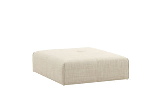 Mondo - Modern Modular Beige Fabric Armless Seat