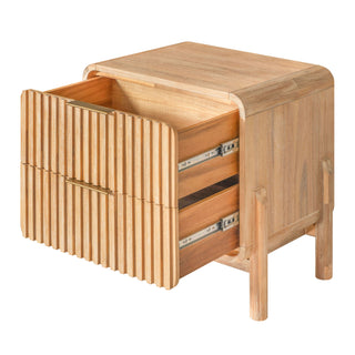 Modrest Mikala - Modern Natural Oak Nightstand