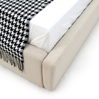 Modrest Byrne - Modern Beige Fabric Bed