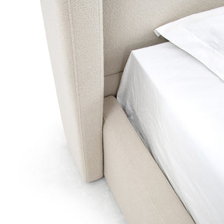 Modrest Byrne - Modern Beige Fabric Bed