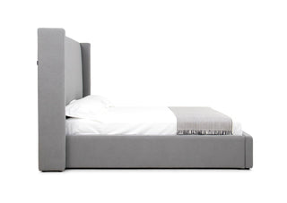 Modrest Byrne - Modern Grey Fabric Bed