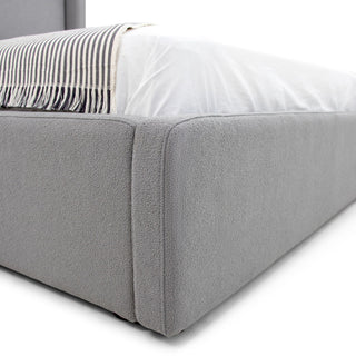 Modrest Byrne - Modern Grey Fabric Bed