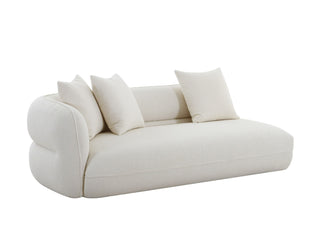 Divani Casa Drayton - Modern Off-White Fabric Sectional Sofa