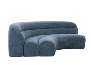 Divani Casa Forman - Modern Blue Fabric Modular Sectional Sofa