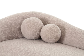 Divani Casa Calico - Contemporary Beige Fabric 4-Seat Sofa