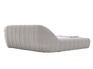 Divani Casa Yolonda - Modern Beige Fabric Bed
