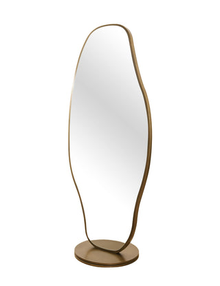 Modrest Esteem - Modern Antique Brass Freestanding Mirror