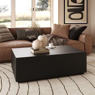 Modrest Fresno - Modern Black Concrete Coffee Table
