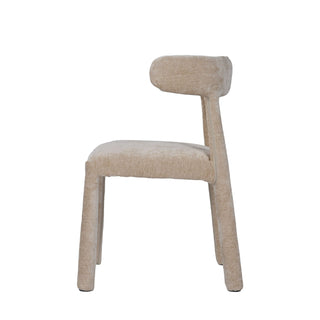 Modrest Homan - Modern Beige Velvet Dining Chair