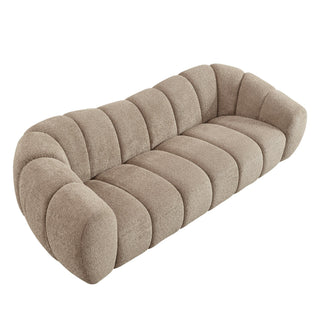 Divani Casa Suki - Modern Tan Fabric Sofa