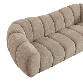 Divani Casa Suki - Modern Tan Fabric Sofa
