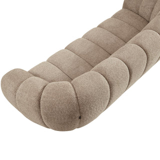 Divani Casa Suki - Modern Tan Fabric Sofa