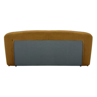 Modrest Lambert - Modern Burnt Orange Fabric Upholstered Bed