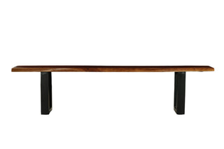 Modrest Taylor - Modern 79" Live Edge Acacia Dining Bench
