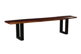 Modrest Taylor - Modern 79" Live Edge Acacia Dining Bench