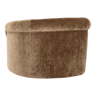 Sheth - Modern Brown Fabric Accent Chair