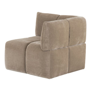 Marisol - Modern Taupe Fabric Sectional Sofa