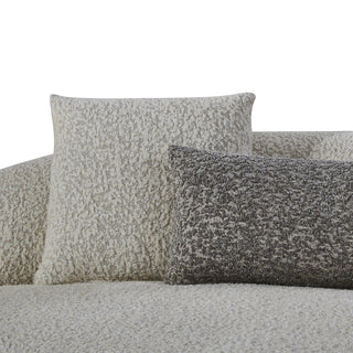 Delvan - Contemporary Beige Fabric Right Facing Chaise Sectional Sofa