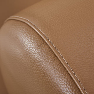 Stuart - Contemporary Brown Leather Left Facing Chaise Sectional Sofa