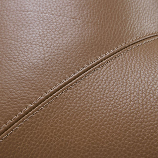 Stuart - Contemporary Brown Leather Left Facing Chaise Sectional Sofa