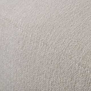 Falcone - Contemporary Off-White + Grey Bonded Leather Curved Sectional Sofa