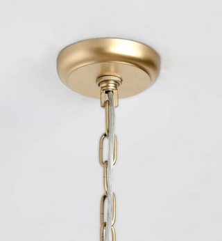 Amanda Beaded Chandelier White