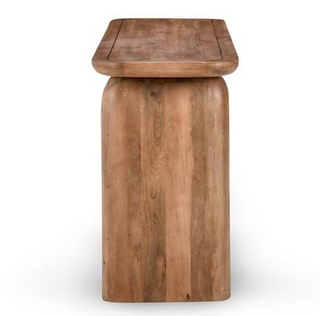 Chloe Mango Wood 68" Console Table Pottery Brown