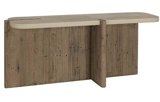 Dillon Reclaimed Pine 70" Console Table Natural/Weathered Chalk