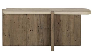 Dillon Reclaimed Pine 70" Console Table Natural/Weathered Chalk