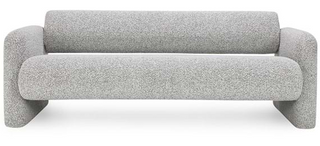Marcel Boucle 90" Sofa Mercury Gray